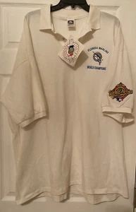 1997 Florida Marlins MLB World Series Champions Polo Shirt 2XL NWT Genuine Merch - Picture 1 of 6