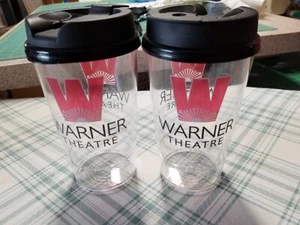 2 tazas de viaje de teatro Warner Erie Pennsylvania - Imagen 1 de 2