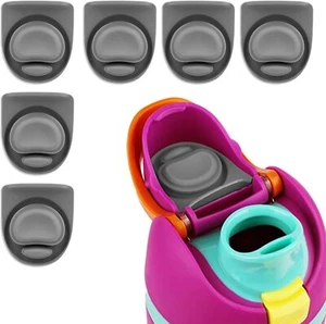 6pcs Replacement Stopper Compatible with Owala FreeSip 24oz 32oz, Water Gray - Picture 1 of 7