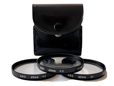 UGC Close Up Lense Set +1,+2,+3,49mm Made In Japan With Case - Image 1 of 4