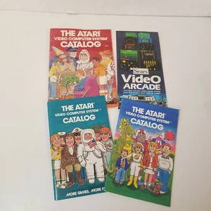 4, Atari 2600 Video Computer System, Game Catalogs & Original Box Inserts, Sears - Picture 1 of 11