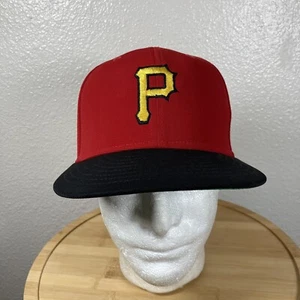 Pirates Hat 7 Pittsburgh MLB Baseball Red New Era USA Fitted Cap - Picture 1 of 9