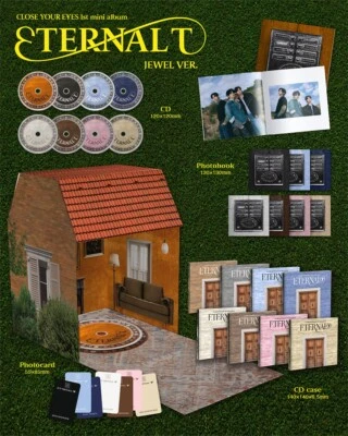 CLOSE YOUR EYES [ETERNALT] 1st Mini Album JEWEL Ver. / CD+Case+Photo Book+3 Card - Image 1 of 4