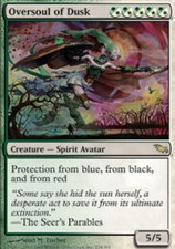 MTG magic cards 1x x1 Light Play, English Oversoul of Dusk Shadowmoor