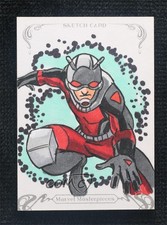 2018 Upper Deck Marvel Masterpieces Sketch Cards 1/1 Reid Fisher Auto n2o