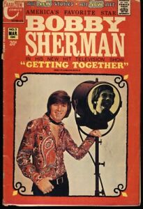COUVERTURE PHOTO BOBBY SHERMAN #2 1972 « Getting Together » affiche centrée intacte