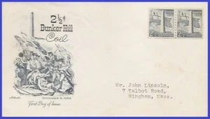EE. UU. #1056 ADDR ARTMASTER FDC Line Par2 Bunker Hill Monumento - Imagen 1 de 1