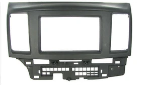 Bisel de Radio Negro Doble 2 din 1din Para Mitsubishi Lancer 2008> y Evo 2008> - Imagen 1 de 1