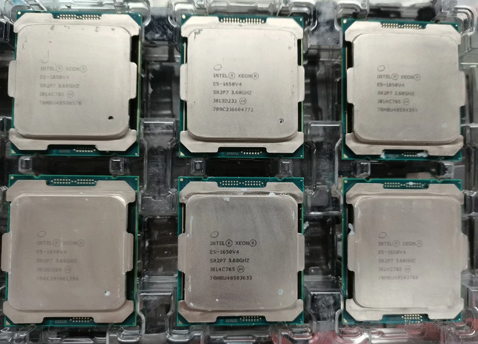 Intel Xeon E5-1650 v4 SR2P7 15MB 6-core 3.60GHz LGA-2011-3 CPU processor - Image 1 of 1