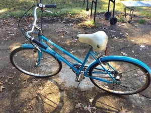 1970’s Rare Vintage AMF Roadmoaster Dasher Road Cruiser Bike, 24” Light Blue - Picture 1 of 12