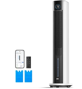 Dreo Evaporative Air Swamp Cooler, 43 Cooling Fans that Blow Cold Air 85° White - Picture 1 of 17