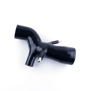 TUBO DE ENTRADA DE SILICONA DE ADMISIÓN DE 4 CAPAS PARA MITSUBISHI LANCER EVO 7 8 9 9 4G63 NEGRO - Imagen 1 de 12