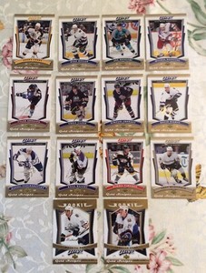2007-08 UPPER DECK MVP HOCKEY GOLD SCRIPTS /100 LOT (14) CHARA, PAVELSKI,KESLER