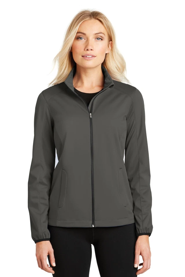 Port Authority Womens Long Sleeve Water Resistant  Active Soft Shell Jacket L717 - Image 1 of 1