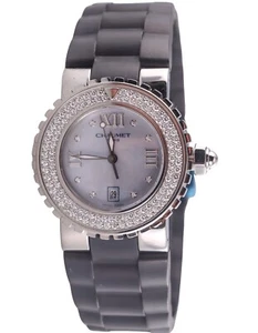 Chaumet Etanche 100 MOP Diamond Steel Watch W1722A-33F - Picture 1 of 4