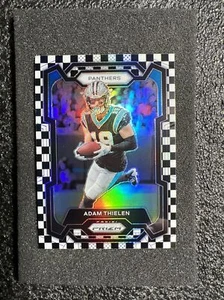 2023 Prizm Football Black & White Checkerboard Prizm #37 Adam Thielen SSP - Bild 1 von 2