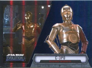 Star Wars Evolution 2016 Blue Parallel Card #74 C-3PO - Resistance Interpreter - Picture 1 of 1