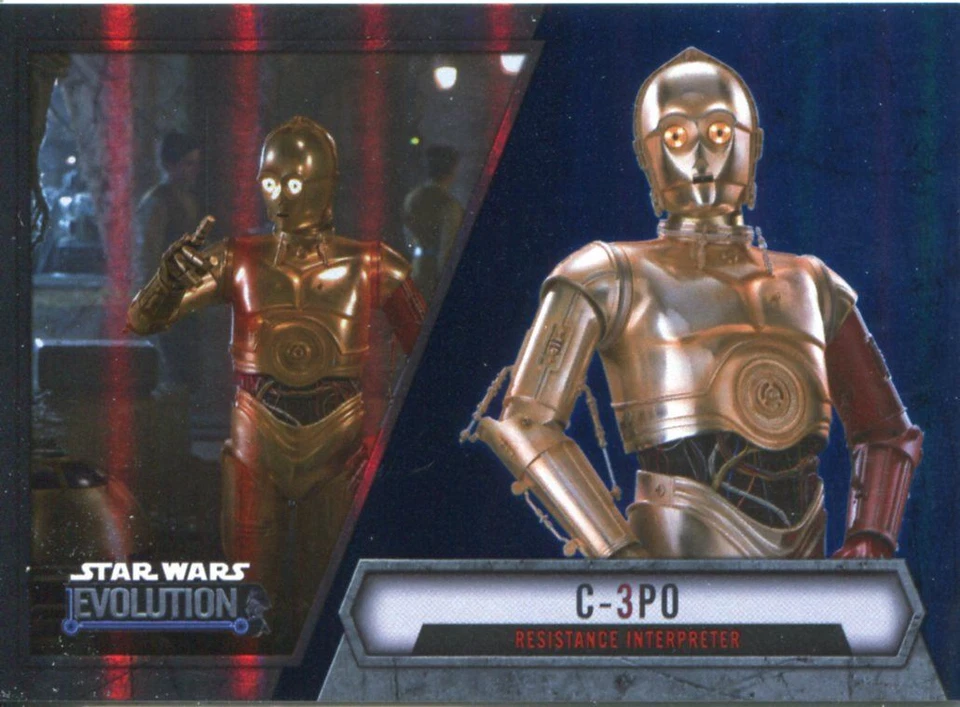 Star Wars Evolution 2016 Blue Parallel Card #74 C-3PO - Resistance Interpreter - Image 1 of 1