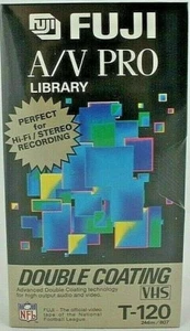 Cinta de casete de video Fuji A/V Pro Super Hg VHS T-120 6 horas sellada de fábrica cantidad 1 - Imagen 1 de 6