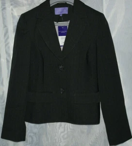 AUTONOMY WOMENS BLACK SINGLE BREASTED BUTTON FORMAL BLAZER JACKET SZ:12/40(WJ43) - Picture 1 of 7
