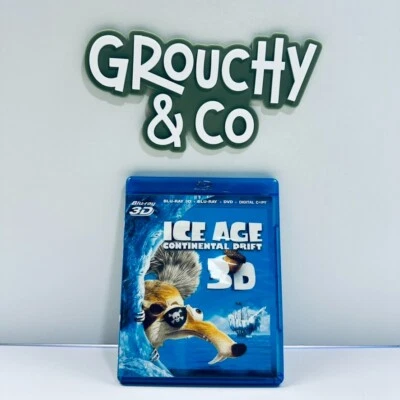 Ice Age Continental Drift 3D (Blu-Ray 2012) Region A Animal Adventure Comedy  - image 1 of 4