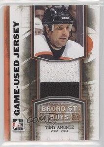 2011 ITG Broad Street Boys Series Game-Used Memorabilia Black Jersey Tony Amonte