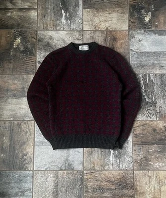 Suéter vintage años 80/90 gioni leone a cuadros rojo y negro Foto 1 de 4