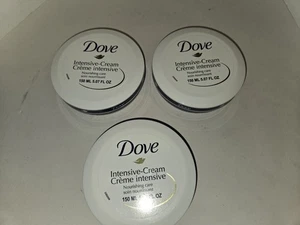 3 Dove Intensive Körpercreme Taube Hautpflege Feuchtigkeitscreme 5,07 flüssige Unzen  VERSIEGELT! - Bild 1 von 3