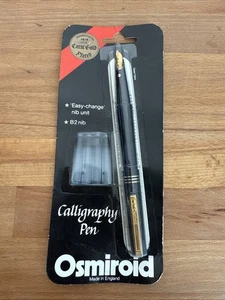 Vintage Osmiroid Kalligraphie Füllfederhalter mit 22 Karat Goldfeder. Ungeöffnet. - Bild 1 von 4