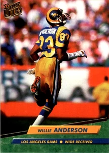 Tarjeta de fútbol americano de la NFL: 1992 Fleer Ultra Willie Anderson #203 Rams - Imagen 1 de 1