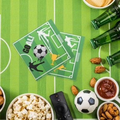  20 Pcs Wedding Napkins for Reception Soccer Party Decoration Disposable Dinner - Image 1 of 4