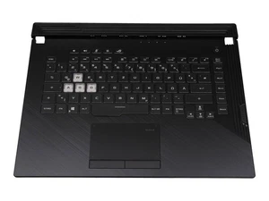 Asus 90NR01I3-R30GE0 Original Tastatur inkl. Topcase DE (deutsch) schwarz/transp - Afbeelding 1 van 4