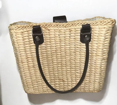 Bolso de hombro de mimbre Borghese Foto 1 de 4