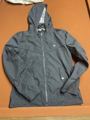 女式 Burberry 夹克 - 黑色标签 - 大号 — 第 1/4 张图片