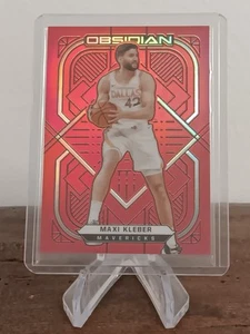 2020-21 Panini Obsidian Basketball - Electric Etch Red Flood - Maxi Kleber #16 - Bild 1 von 2