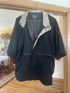 Mizuno Lined Windbreaker Short Sleeve Zippered. Medium - Picture 1 of 3