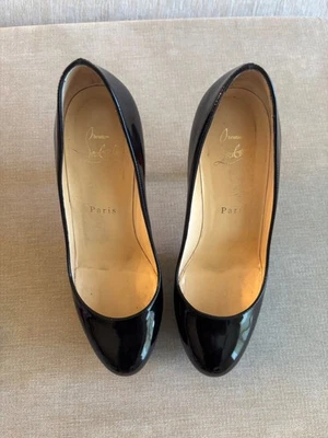 Tacones Christian Louboutin Bianca charol 120 mm talla 36,5  Foto 1 de 4