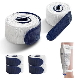4 Packungen Beinbeutelgurte (blau), Urindrainagebeutelgurt Katheter Beinbeutelgurt... - Bild 1 von 6