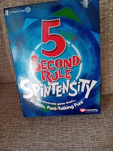 5 Second Rule Spintensity - Family electronic Game fun kids cards - Picture 1 of 4