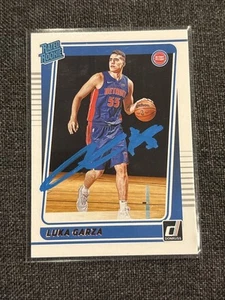 Luka Garza SIGNED 2021-22 Donruss Rated Rookie #214 Boston Celtics B On Card - Picture 1 of 1