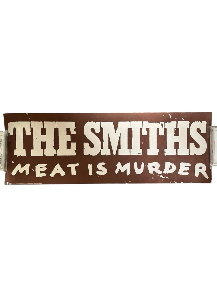 The Smiths Original Meat Is Murder Banner Poster Sire Made In USA 23x8” - Image 1 of 2