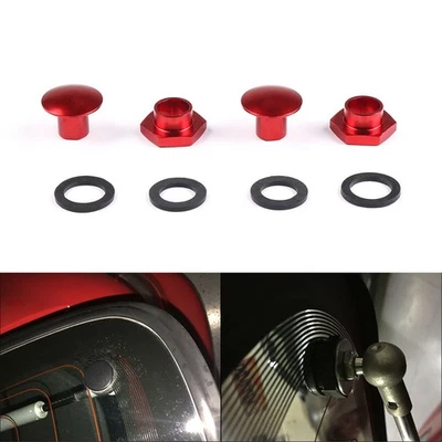 1set Rear Glass Strut Hardware Kit for 92-95 Civic 3Dr Hatchback EG6 CRV-Red - Image 1 of 4