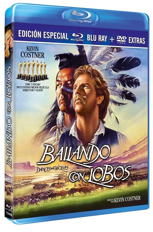 Bailando con Lobos BD+ DVD Extras 1990 Dances with Wolves [Blu-ray] - Image 1 of 1