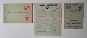Vtg 1960 Catalogue Trains Chemins de Fer électrique miniature VB HO - Picture 1 of 24
