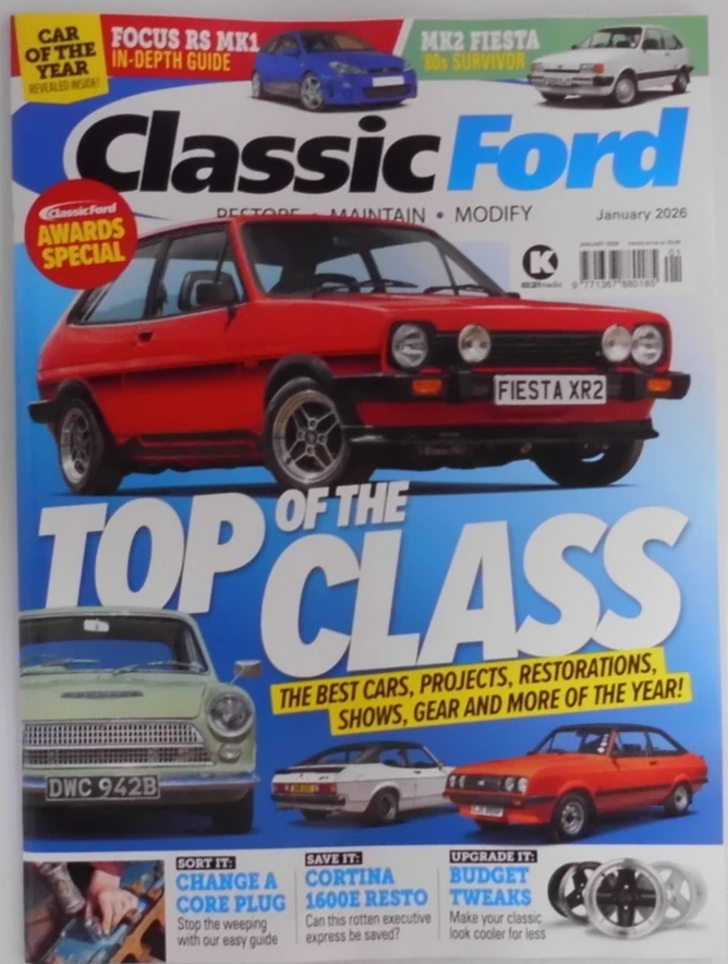 Classic Ford magazine Jan 2026 Top of the Class: Best cars, projects, restos - Image 1 of 1