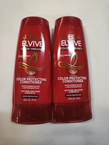 L`Oreal Elvive Color Vibrancy Color Protecting Shampoo And Conditioner 12.6 Oz - Picture 1 of 5