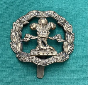 WW1 South Lancashire Regiment (Wirtschaft) Original British Army Military Cap Badge. - Bild 1 von 8