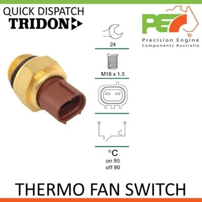 * TRIDON * Universal Thermo Fan Switch - 95C ON   90C OFF, M18 x 1.5 - Image 1 of 4