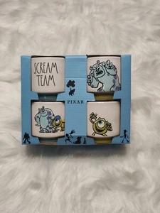 Rae Dunn Disney Pixar Monsters Inc SCREAM TEAM Ramekins BOO MIKE SULLEY NEW - Picture 1 of 4