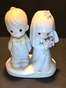 VTG Precious Moments Lord Bless You & Keep You Bride & Groom Wedding Figurine - Picture 1 of 3